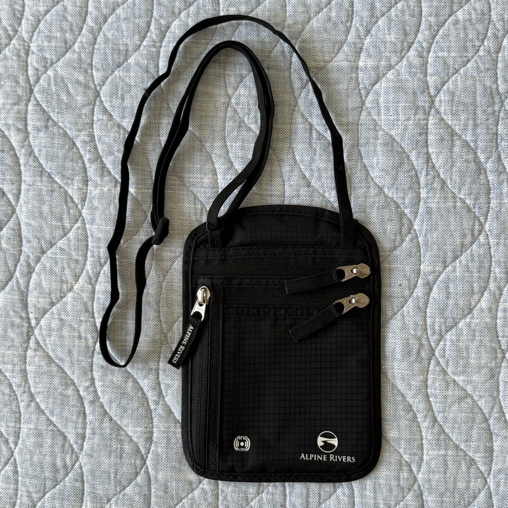 Alpine Rivers Travel Neck Wallet - Picture 2 of 4